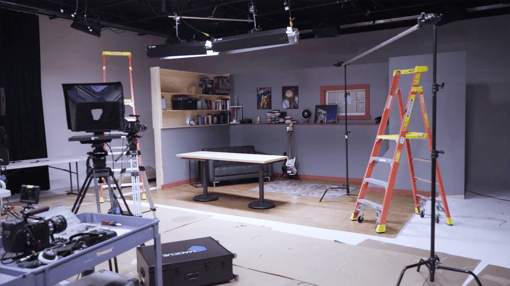 Video Production Set Build Behind-The-Scenes